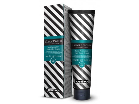 Osmo pusiau ilgalaikiai plaukų dažai Color Psycho Wild Teal tamsaus turkio 150ml Osmo pusiau ilgalaikiai plaukų dažai Color Psycho Wild Teal tamsaus turkio 150ml